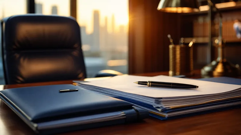 Business formation paperwork on a desk, How to Dissolve an LLC in Michigan